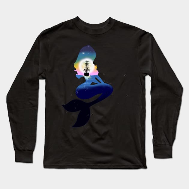 Sirens lure Long Sleeve T-Shirt by Whettpaint